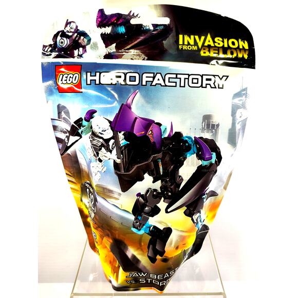 LEGO 44016 Hero Factory Invasion from Below JAW BEAST VS. STORMER, New See Pics! - Picture 1 of 4